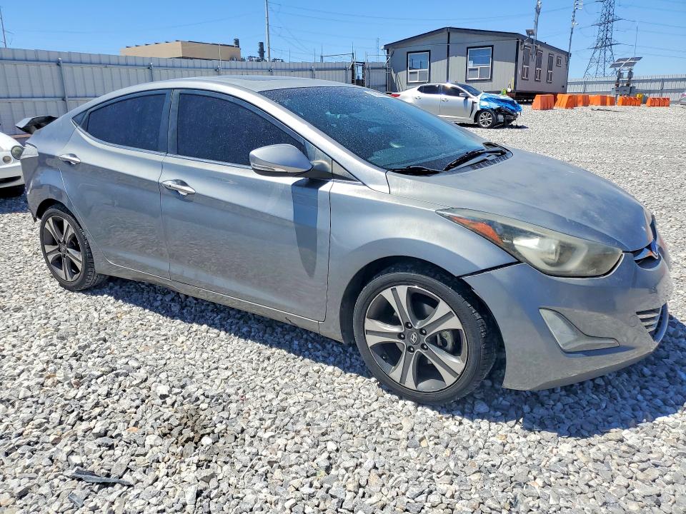 2014 Hyundai Elantra VIN KMHDH4AH0EU035381 COPART salvage auction — REAR END, Nv - Salvage Title, sold $1,000 on 2026-07-15 (photo 4)