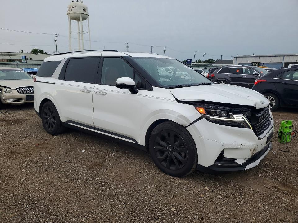 2024 Kia Carnival VIN KNDNE5H3XR6337417 COPART salvage auction — SIDE, Il - Salvage Certificate, sold $375 on 2026-07-29 (photo 4)