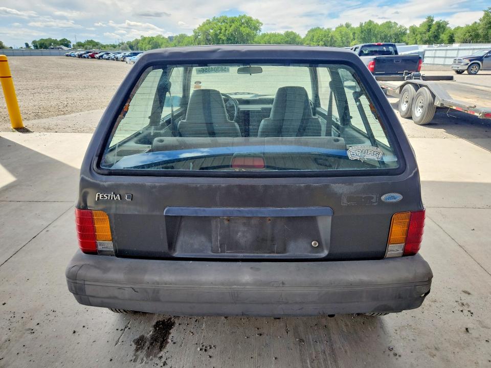 1988 Ford Festiva VIN KNJBT06K8J6197083 COPART salvage auction — REAR END, Mt - Certificate Of Title, sold $400 on 2026-07-06 (photo 6)