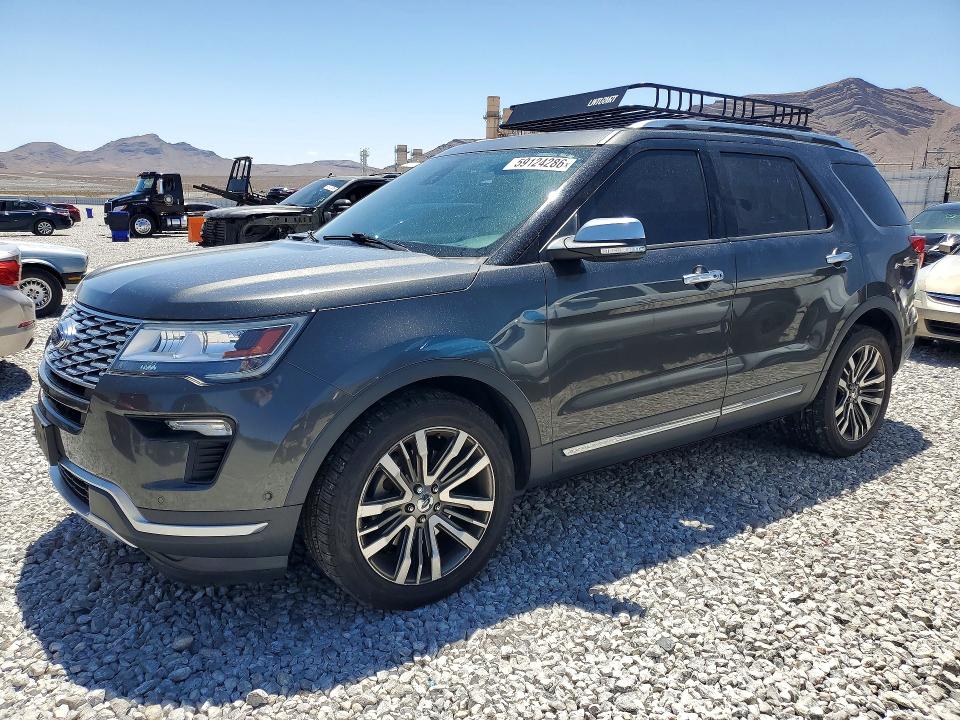2018 Ford Explorer VIN 1FM5K8HT7JGC00472 COPART salvage auction — MECHANICAL, Ca - Certificate Of Title (P), sold $4,200 on 2026-07-27 (photo 1)