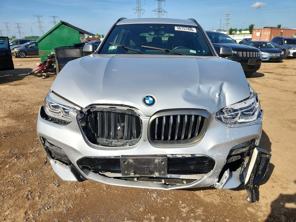2019 BMW X3 VIN 5UXTS3C55K0Z03150 COPART salvage auction — FRONT END, Il - Salvage Certificate, sold $13,000 on 2026-07-14 (photo 5)