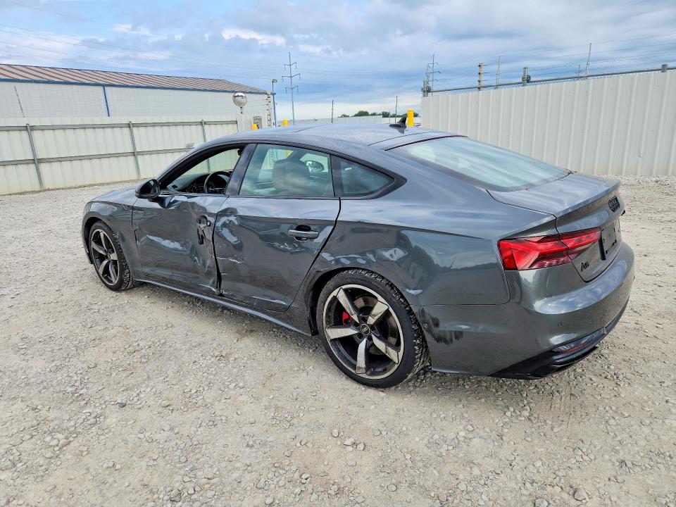 2022 Audi A5 VIN WAUEACF58NA020017 COPART salvage auction — SIDE, OH - CERT OF TITLE-SALVAGE, sold $14,200 on 2026-07-02 (photo 2)