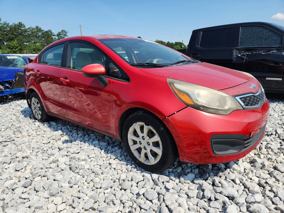2013 Kia Rio VIN KNADN4A39D6123086 COPART salvage auction — REAR END, Salvage Title, sold $275 on 2026-07-14 (photo 4)