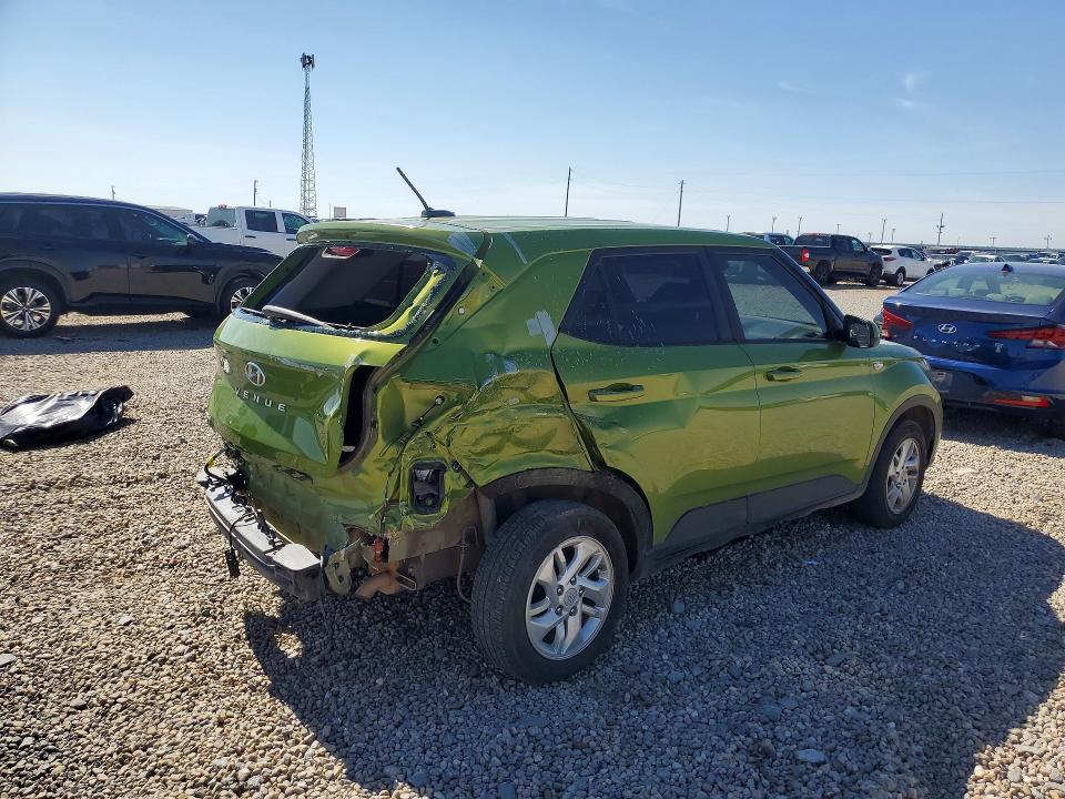 2023 Hyundai VIN KMHRB8A30PU238583 COPART salvage auction — REAR END, TX - SALVAGE VEHICLE TITLE, sold $450 on 2026-07-28 (photo 3)