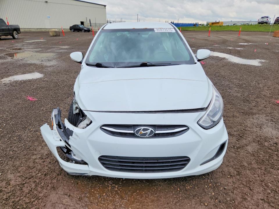 2016 Hyundai Accent VIN KMHCT5AE1GU292400 COPART salvage auction — FRONT END, AB - BOS - SALVAGE, sold $425 on 2026-07-28 (photo 5)