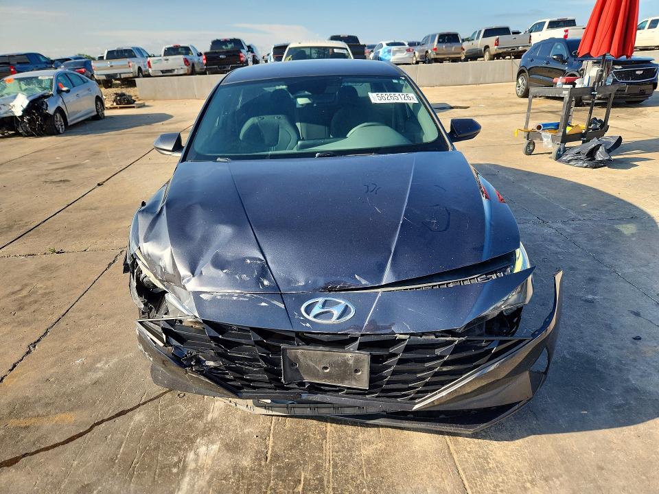 2021 Hyundai Elantra VIN 5NPLM4AG3MH004296 COPART salvage auction — FRONT END, Tx - Salvage Vehicle Title, sold $2,600 on 2026-07-30 (photo 5)