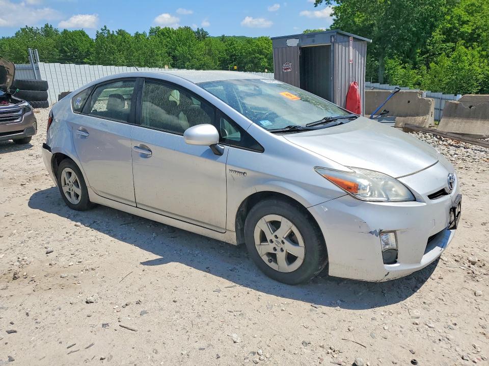 2011 Toyota Prius VIN JTDKN3DUXB5324703 COPART salvage auction — REAR END, Ma - Cert Of Title-Reconstrctd Coll, sold $775 on 2026-07-08 (photo 4)