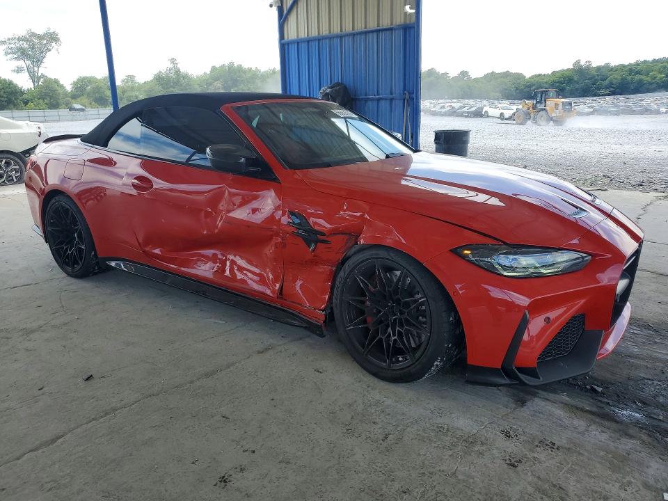 2023 BMW M4 VIN WBS33BA00PCM43846 COPART salvage auction — FRONT END, Ga - Cert Of Title-Salvage, sold $26,250 on 2026-07-30 (photo 4)