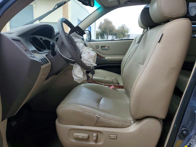 2007 Toyota Highlander VIN JTEEP21A070214223 COPART salvage auction — FRONT END, Ca - Salvage Certificate, sold $70 on 2026-07-21 (photo 7)