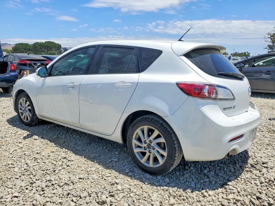 2013 Mazda 3 VIN JM1BL1MPXD1834483 COPART salvage auction — REAR END, Ca - Salvage Certificate, sold $1,050 on 2026-07-07 (photo 2)