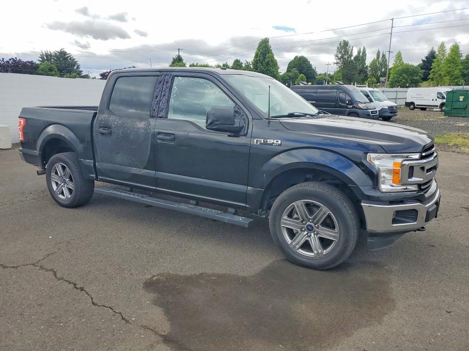 2018 Ford F-150 lightning VIN 1FTEW1E50JKE78391 COPART salvage auction — BURN, Or - Salvage Title Certificate, sold $9,100 on 2026-09-09 (photo 4)