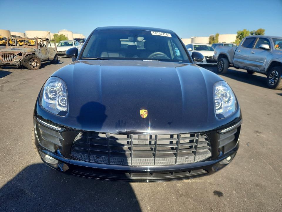 2016 Porsche Macan VIN WP1AB2A5XGLB50712 COPART salvage auction — SIDE, Ca - Salvage Certificate, sold $13,400 on 2026-07-15 (photo 5)