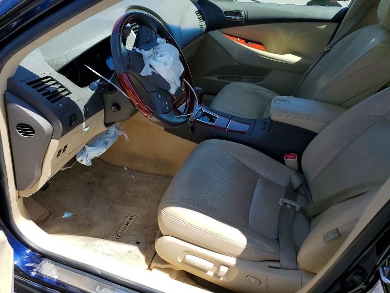 2007 Lexus Es 350 VIN JTHBJ46G472098593 COPART salvage auction — FRONT END, CA - SALVAGE CERTIFICATE, sold $900 on 2026-07-31 (photo 7)