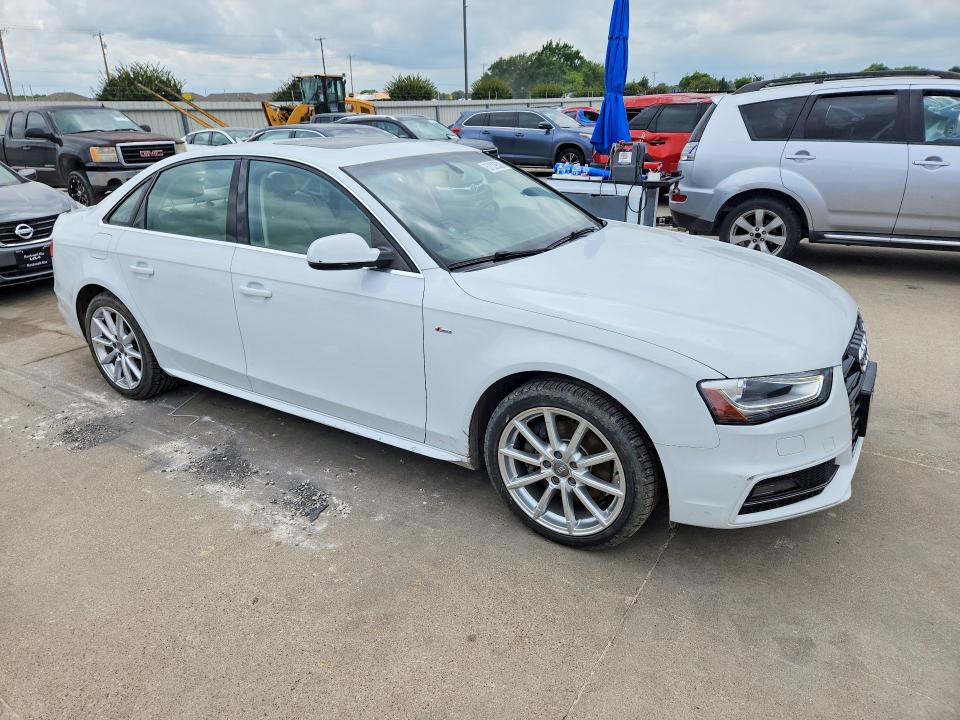2015 Audi VIN WAUFFAFL7FN029648 COPART salvage auction — WATER/FLOOD, Tx - Salvage Title-Flood Damage, sold $550 on 2026-07-30 (photo 4)