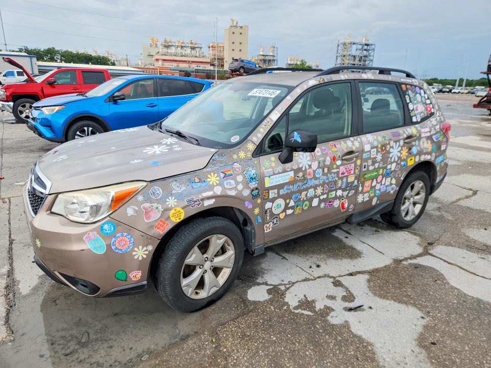 2016 Subaru Forester VIN JF2SJABC1GH411035 COPART salvage auction — MECHANICAL, La - Certificate Of Title, sold $1,500 on 2026-07-18 (photo 1)