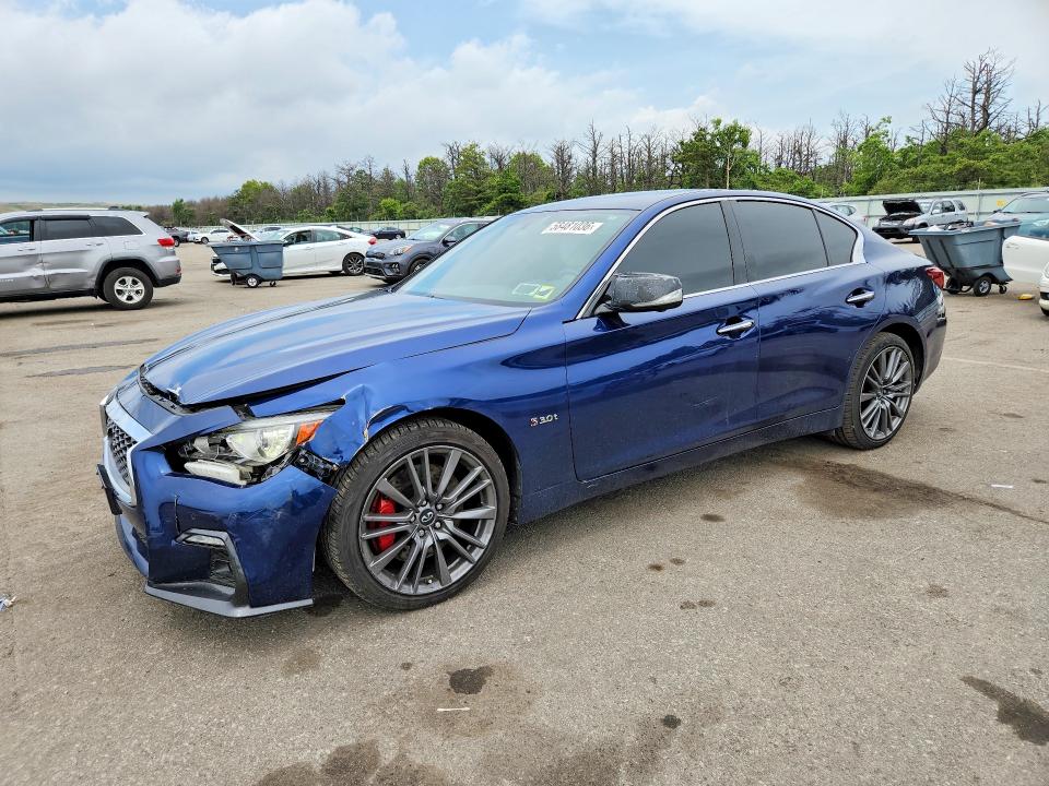 2019 Infiniti Q50 VIN JN1FV7AR2KM800704 — COPART salvage auction photo