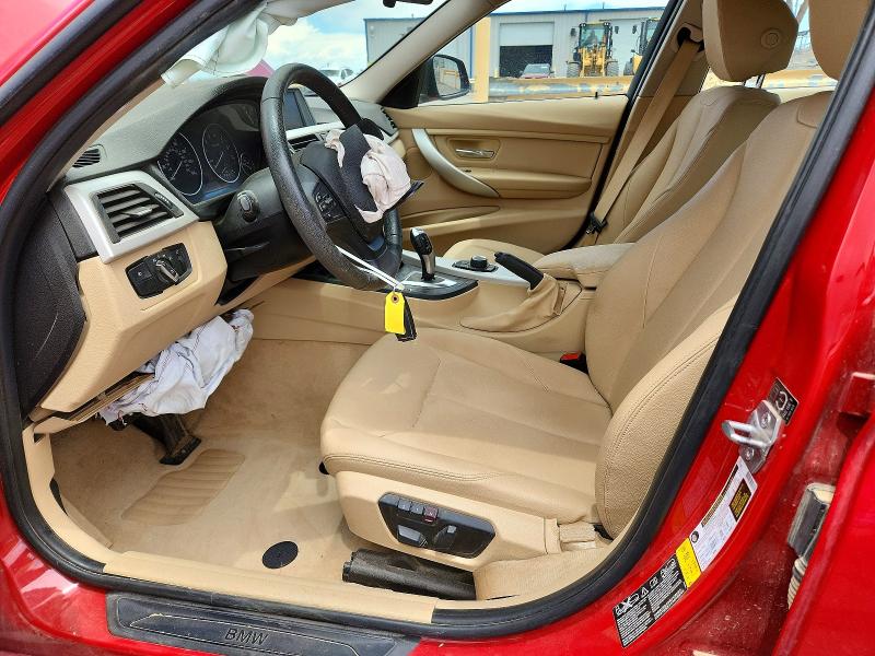 2014 BMW 3er VIN WBA3C3G50ENS71235 COPART salvage auction — FRONT END, Nm - Cert Of Title-Salvage, sold $275 on 2026-07-13 (photo 7)