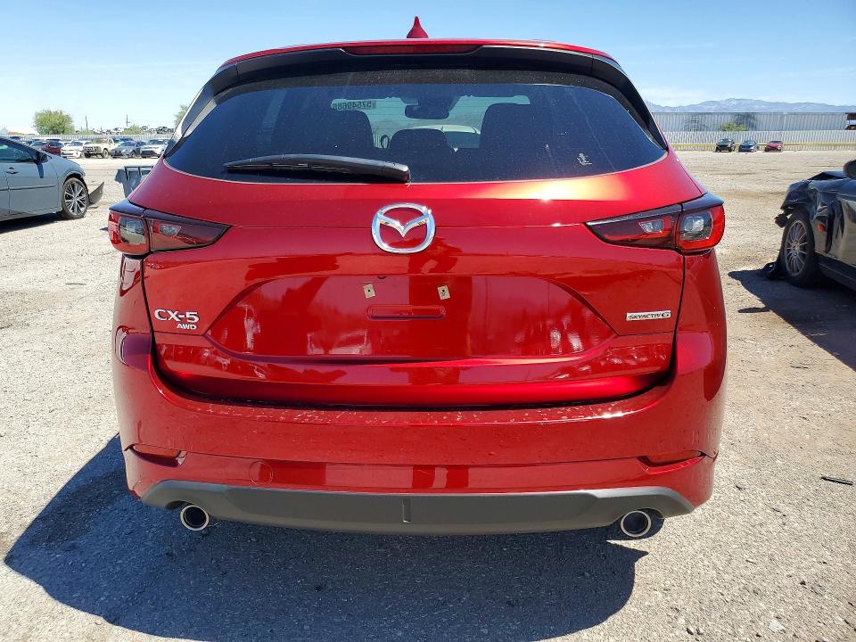 2025 Mazda VIN JM3KFBCM8S0692570 COPART salvage auction — FRONT END, Az - Cert Of Title - Salvage, sold $8,900 on 2026-07-06 (photo 6)