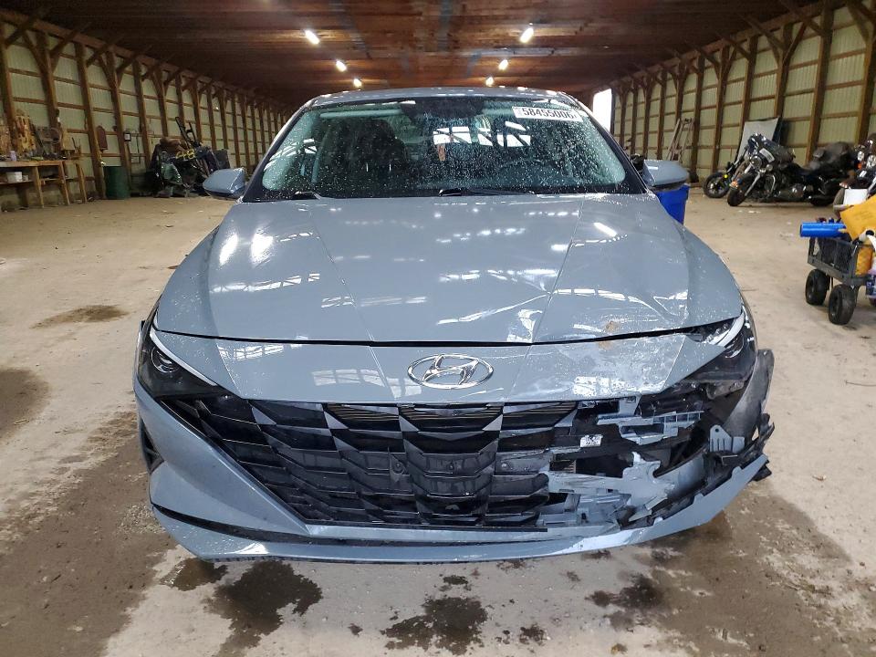 2022 Hyundai Elantra VIN KMHLM4AG7NU256426 COPART salvage auction — FRONT END, ON - PERMIT SALVAGE, sold $7,300 on 2026-07-14 (photo 5)