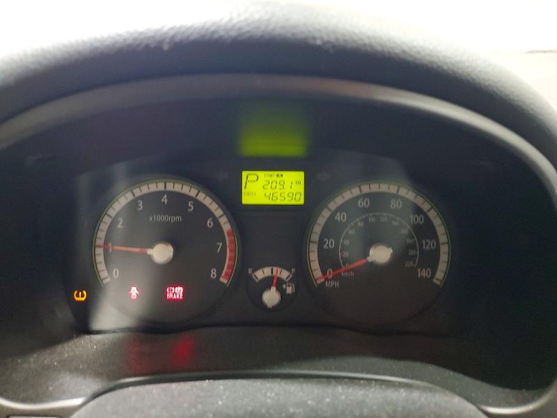 2009 Kia Rio VIN KNADE223796459118 COPART salvage auction — FRONT END, Tn - Salvage Certificate, sold $175 on 2026-07-23 (photo 9)