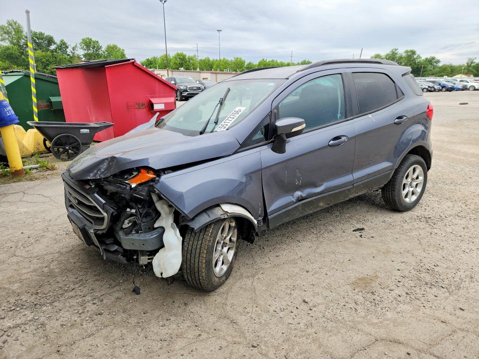 2018 Ford Ecosport VIN MAJ3P1TE3JC160501 COPART salvage auction — FRONT END, IN - CERT OF TITLE-SALVAGE TITLE, sold $425 on 2026-07-27 (photo 1)