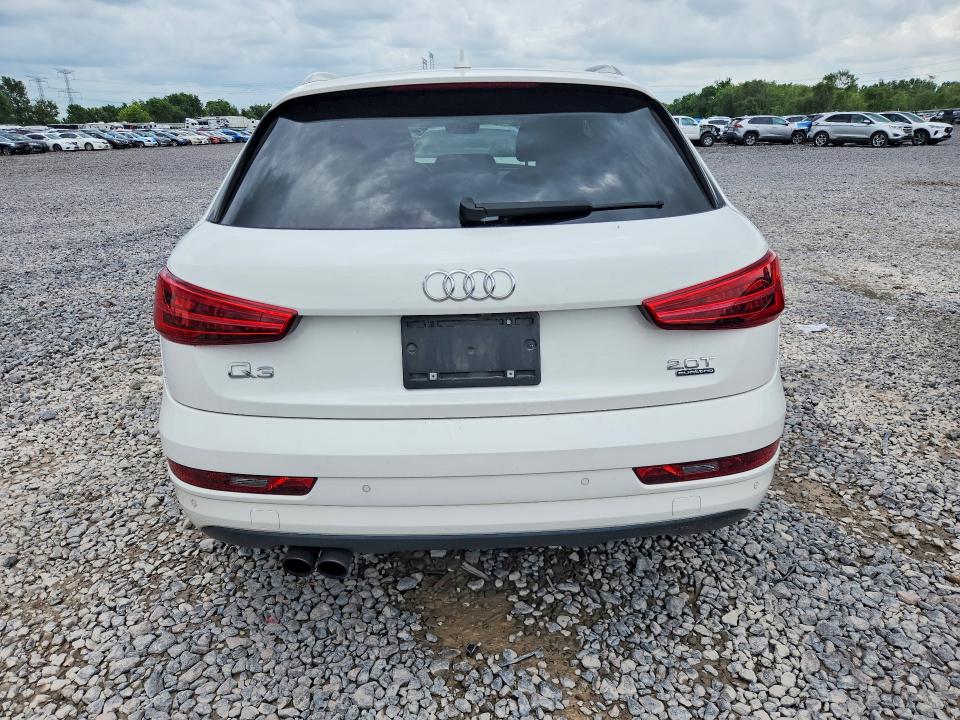 2016 Audi Q3 VIN WA1EFCFS1GR022667 COPART salvage auction — FRONT END, Il - Salvage Cert-Flood, sold $725 on 2026-08-03 (photo 6)