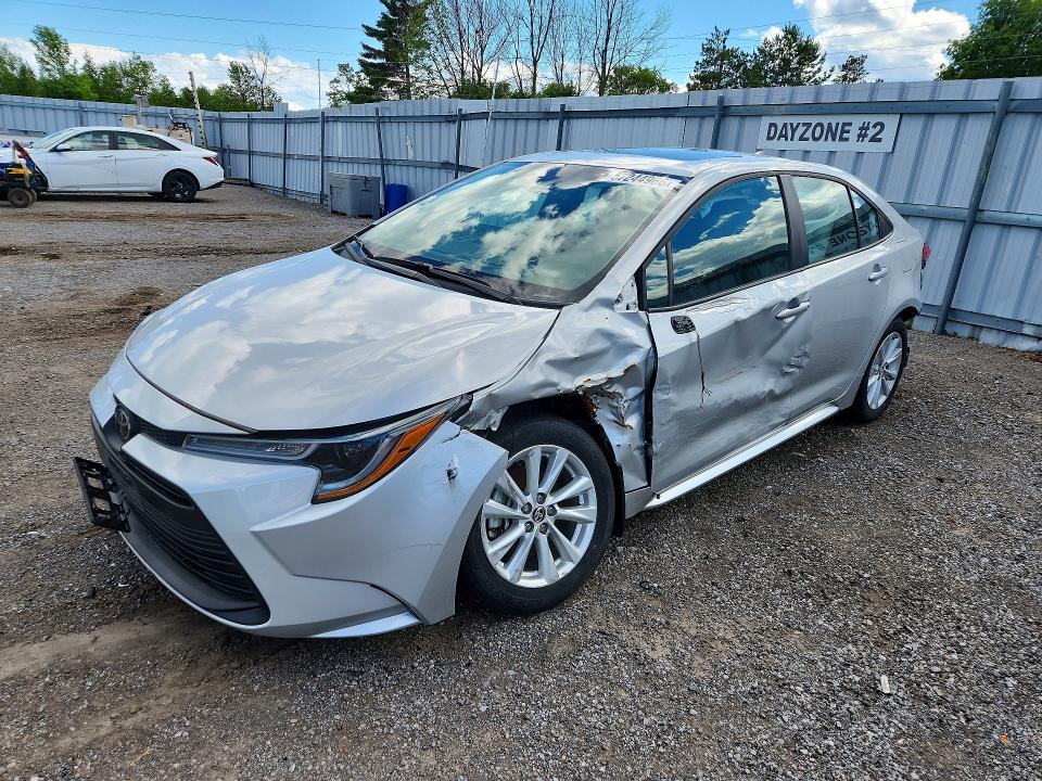 2024 Toyota Corolla VIN 5YFB4MDE2RP108603 COPART salvage auction — SIDE, On - Permit No Brand - Unfit (P), sold $3,050 on 2026-07-28 (photo 1)