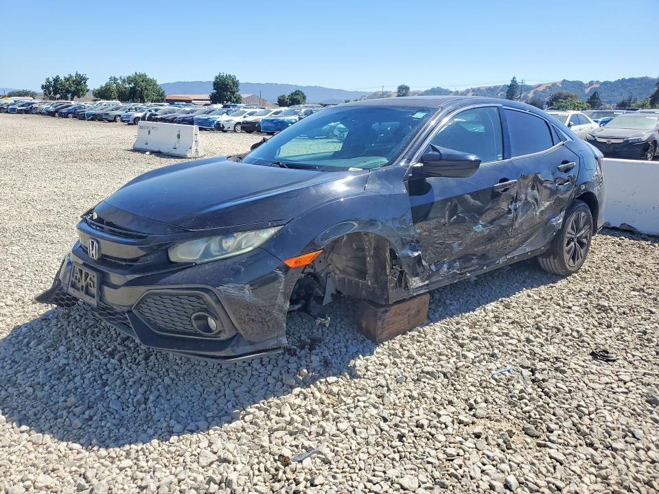 2017 Honda Civic VIN SHHFK7H51HU400223 COPART salvage auction — SIDE, CA - SALVAGE CERTIFICATE, sold $1,250 on 2026-07-09 (photo 1)