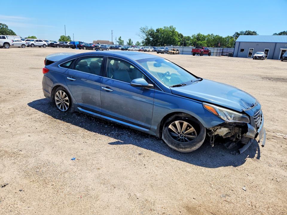 2017 Hyundai Sonata VIN 5NPE34AF3HH571035 COPART salvage auction — FRONT END, FL - CERT OF TITLE SLVG REBUILDABLE (P), sold $575 on 2026-07-02 (photo 4)