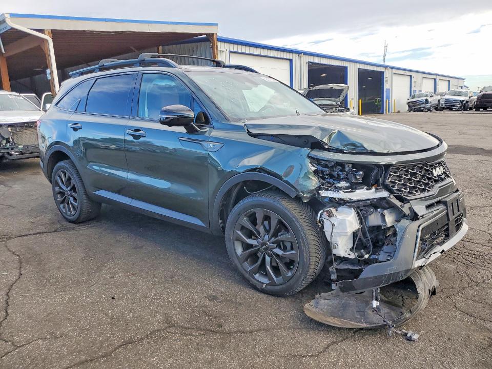 2022 Kia Sorento VIN 5XYRKDLF7NG104754 COPART salvage auction — FRONT END, Co - Salvage Title, sold $9,200 on 2026-07-21 (photo 4)