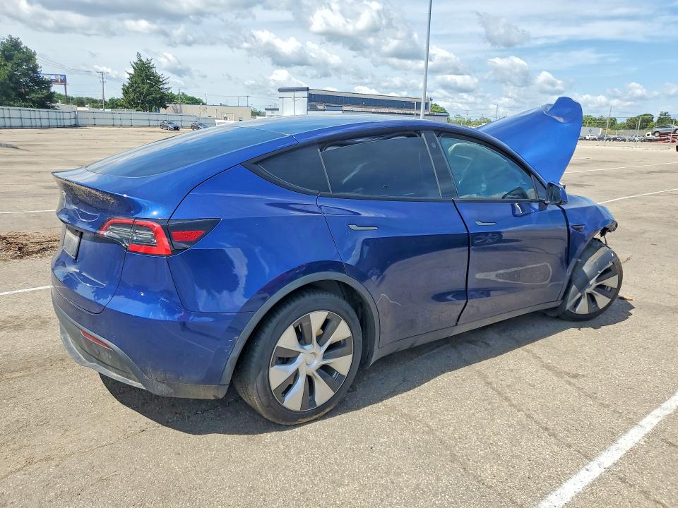 2021 Tesla VIN 5YJYGDED5MF116271 COPART salvage auction — FRONT END, Oh - Cert Of Title-Salvage, sold $5,900 on 2026-07-31 (photo 3)