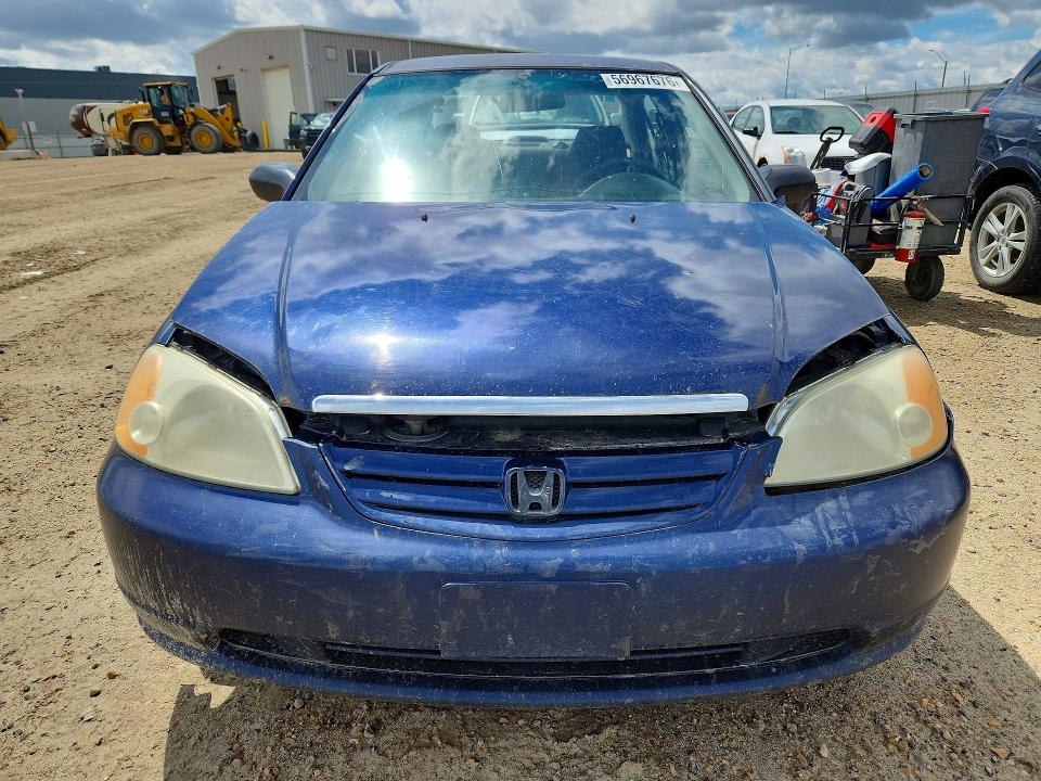 2002 Honda Civic VIN 2HGES15432H900103 COPART salvage auction — REAR END, Ab - Bos - Salvage, sold $225 on 2026-07-09 (photo 5)