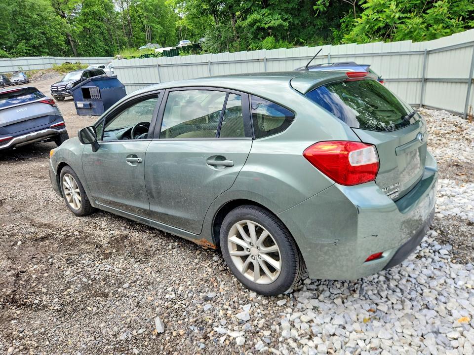 2014 Subaru Impreza VIN JF1GPAC62E9293764 COPART salvage auction — MECHANICAL, Vt - Certificate Of Title, sold $500 on 2026-07-27 (photo 2)