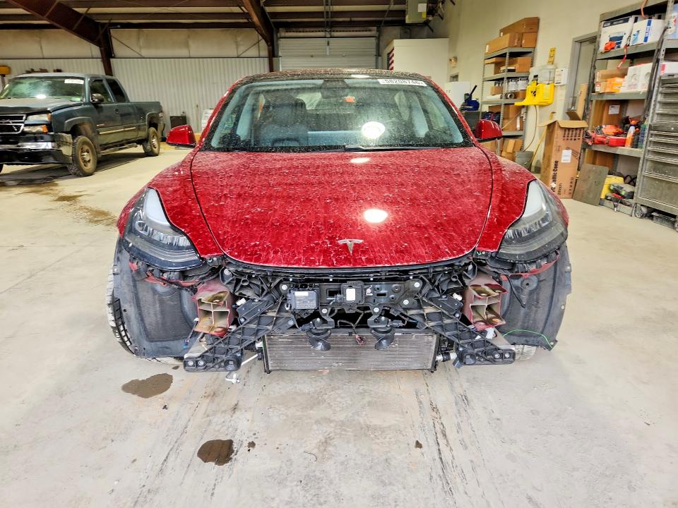2018 Tesla Model 3 VIN 5YJ3E1EA6JF026949 COPART salvage auction — FRONT END, Pa - Certificate Of Salvage, sold $3,150 on 2026-07-10 (photo 5)
