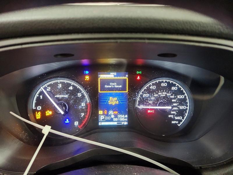 2020 Subaru VIN JF2SKADC1LH586910 COPART salvage auction — FRONT END, Il - Salvage Certificate, sold $3,300 on 2026-07-20 (photo 9)
