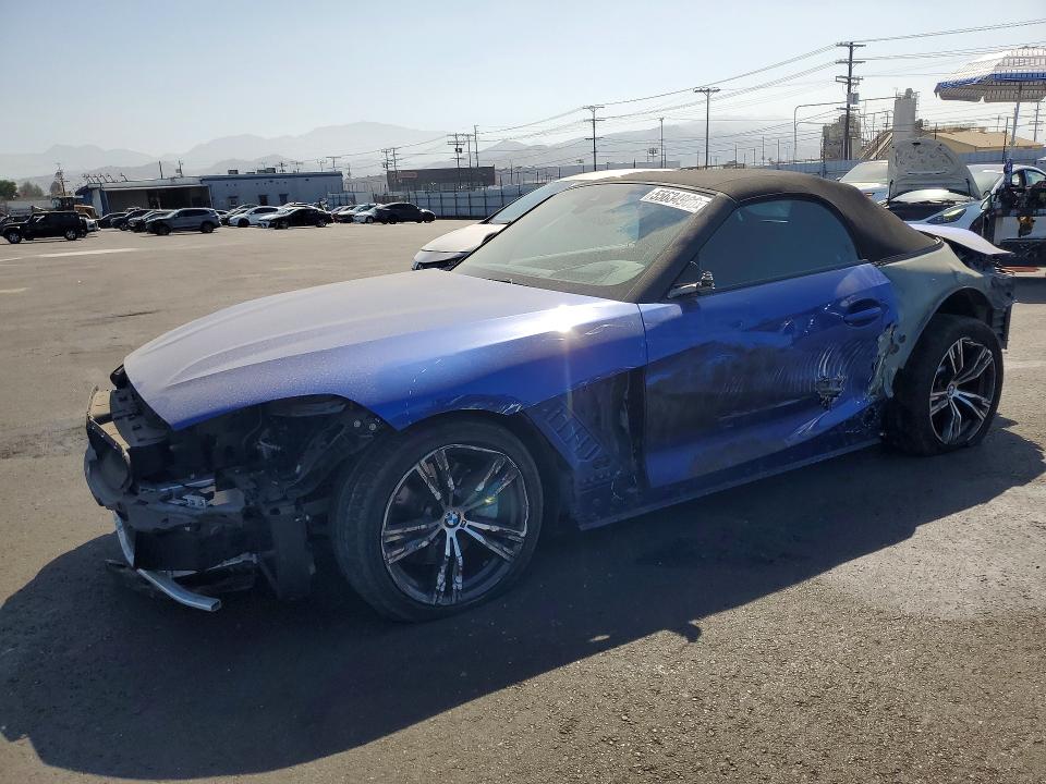 2023 BMW Z4 VIN WBAHF3C03PWY27056 COPART salvage auction — FRONT END, Ca - Salvage Certificate, sold $11,000 on 2026-07-13 (photo 1)