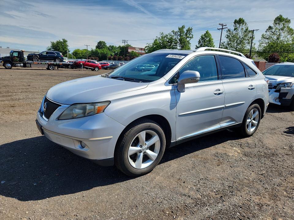2010 Lexus Rx 350 VIN 2T2BK1BA3AC066186 COPART salvage auction — SIDE, CT - CERT OF TITLE-PARTS ONLY SALVA, sold $2,600 on 2026-07-10 (photo 1)