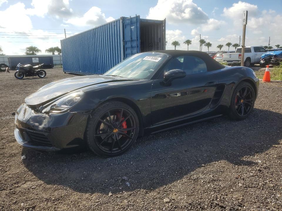 2021 Porsche Boxster VIN WP0CB2A84MS225121 — COPART salvage auction photo