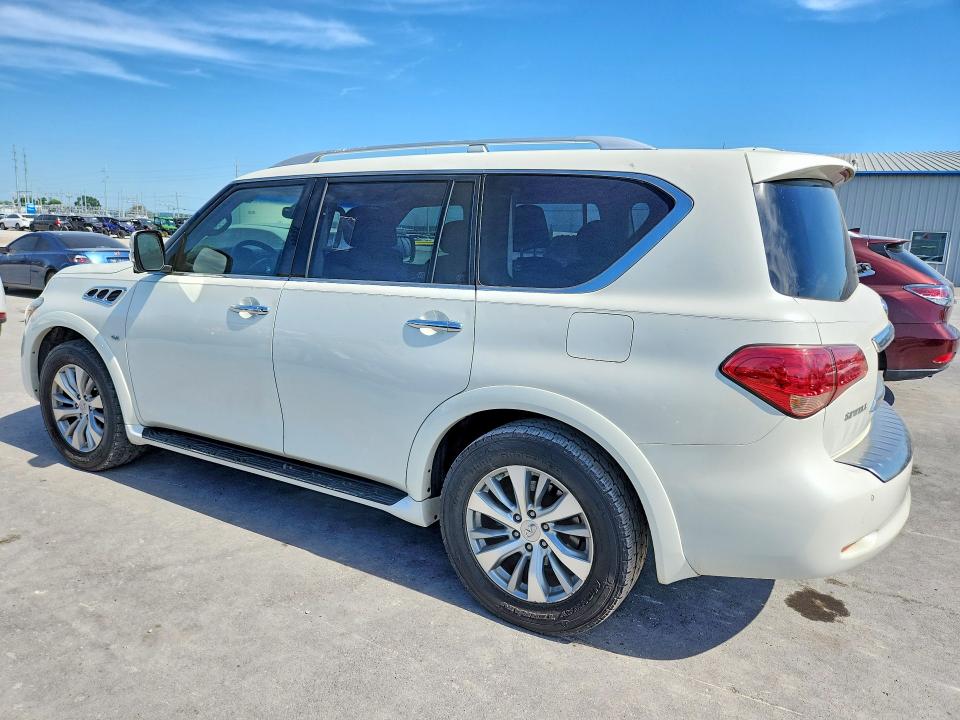 2015 Infiniti Qx80 VIN JN8AZ2NF8F9570260 COPART salvage auction — HAIL, Ok - Certificate Of Title (P), sold $5,600 on 2026-07-06 (photo 2)