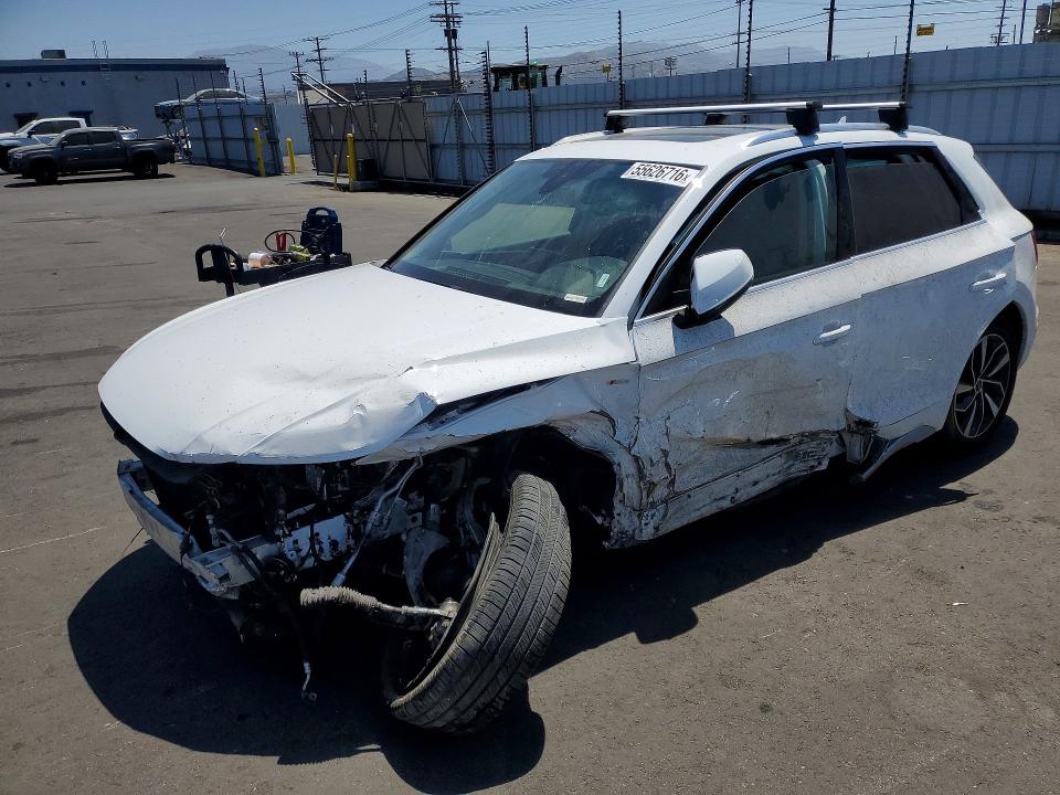 2023 Audi Q5 VIN WA1EAAFYXP2076162 COPART salvage auction — FRONT END, Ca - Salvage Certificate, sold $3,300 on 2026-07-27 (photo 1)