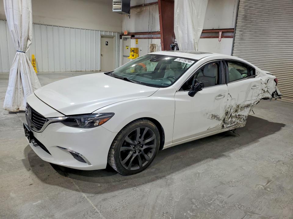 2016 Mazda 6 VIN JM1GJ1W58G1433669 COPART salvage auction — REAR END, Ny - Mv-907A Salvage Certificate, sold $1,650 on 2026-07-27 (photo 1)
