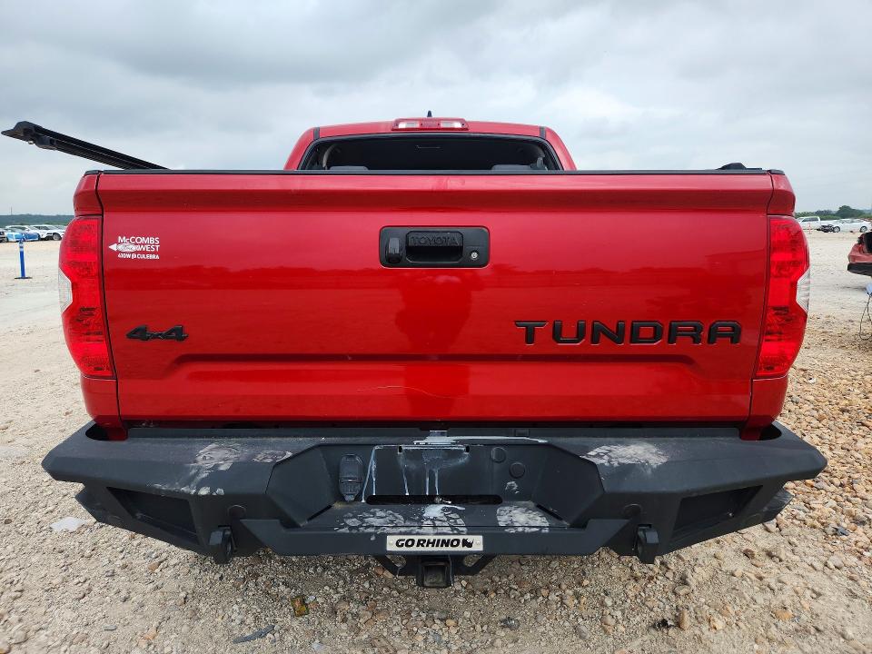 2021 Toyota Tundra VIN 5TFDY5F1XMX989168 COPART salvage auction — FRONT END, Tx - Certificate Of Title, sold $12,200 on 2026-07-30 (photo 6)