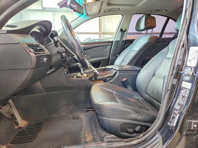 2008 BMW 5 series VIN WBANV13598CZ52071 COPART salvage auction — FRONT END, Ab - Bos - Active, sold $675 on 2026-07-09 (photo 7)