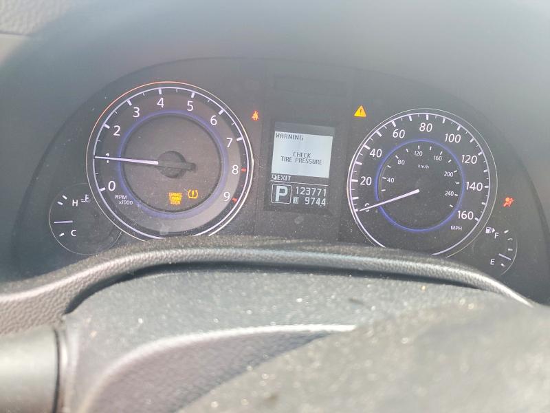 2013 Infiniti VIN JN1CV6AR5DM760943 COPART salvage auction — FRONT END, Ma - Cert Of Title-Reconstrctd Coll, sold $725 on 2026-07-08 (photo 9)