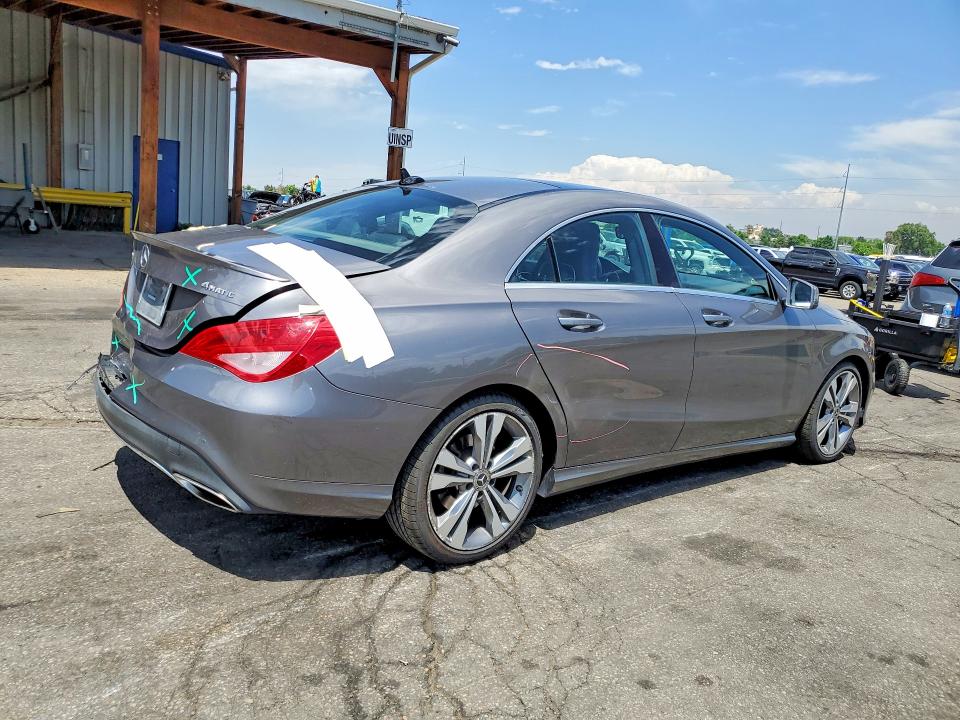 2018 Mercedes-benz VIN WDDSJ4GB6JN693056 COPART salvage auction — REAR END, Co - Public - Salvage Title, sold $4,250 on 2026-08-04 (photo 3)