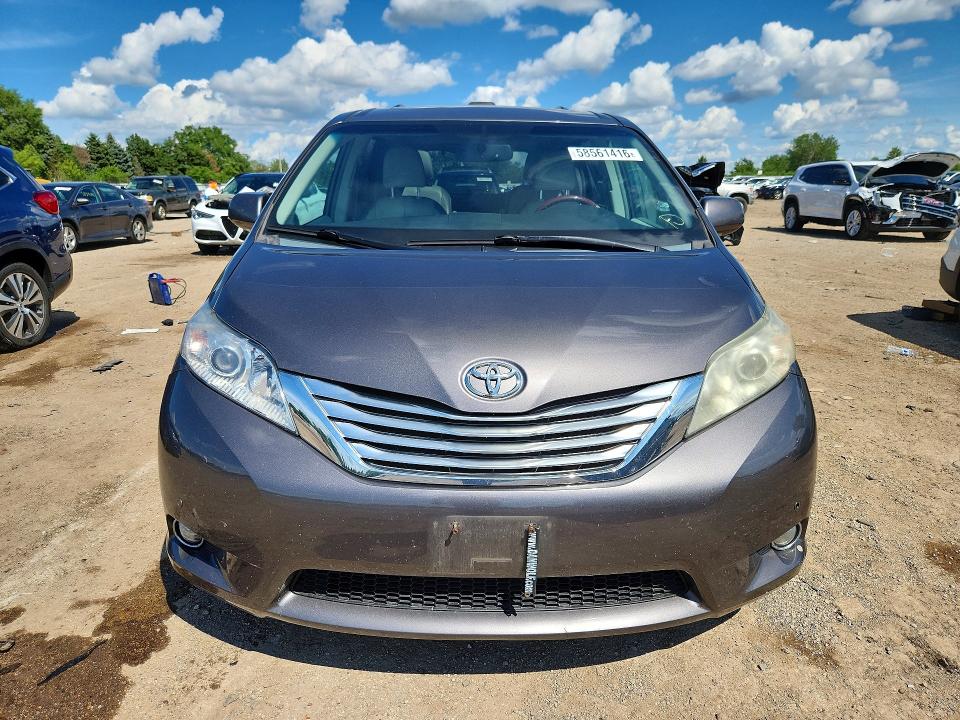 2012 Toyota VIN 5TDDK3DCXCS030190 COPART salvage auction — REAR END, IL - SALVAGE CERTIFICATE, sold $2,550 on 2026-07-30 (photo 5)