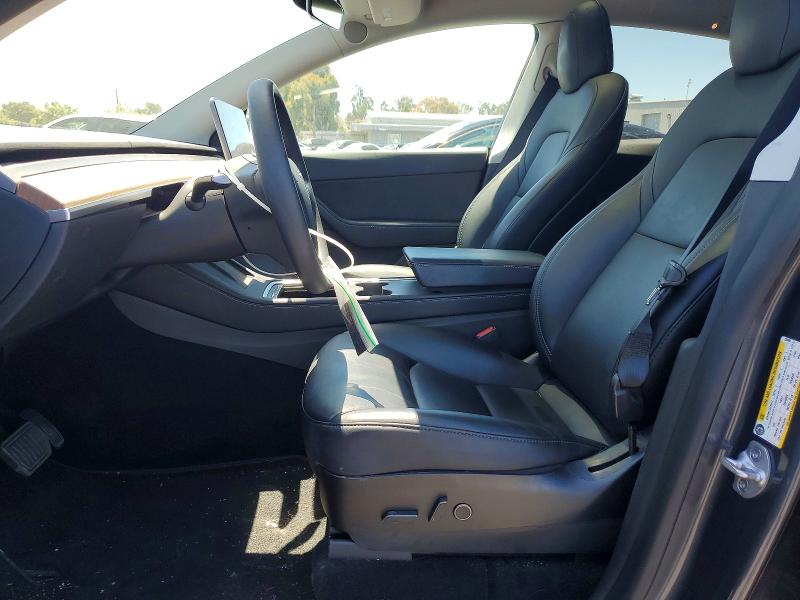 2022 Tesla Model y VIN 7SAYGDEE9NF328488 COPART salvage auction — FRONT END, CA - SALVAGE CERTIFICATE, sold $12,800 on 2026-08-03 (photo 7)
