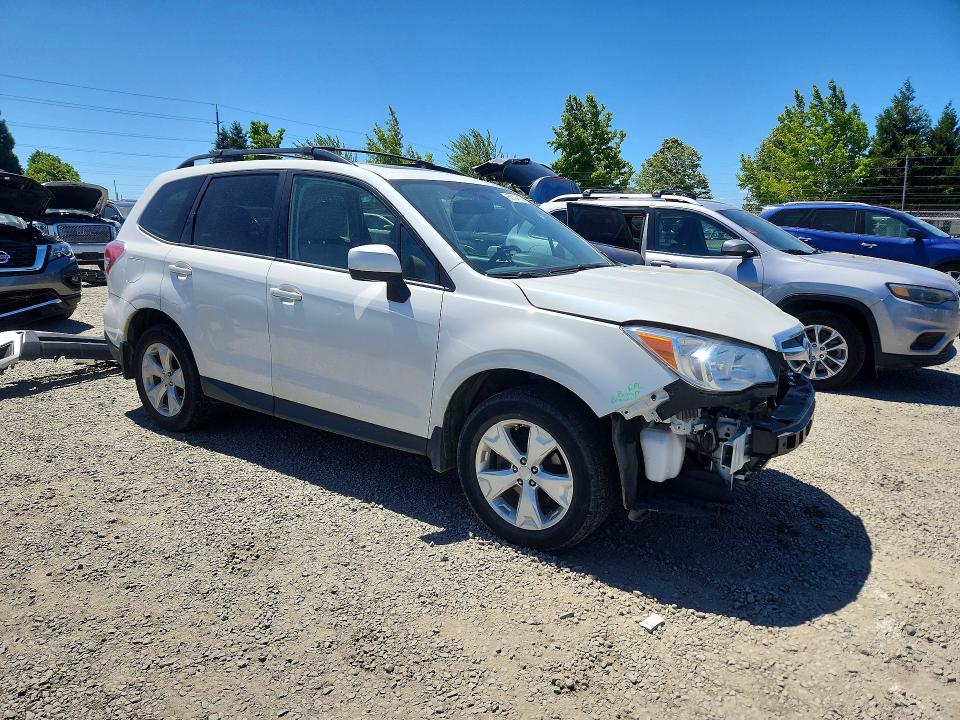2016 Subaru Forester VIN JF2SJAFCXGH435277 COPART salvage auction — FRONT END, Or - Salvage Title Certificate, sold $2,150 on 2026-07-14 (photo 4)