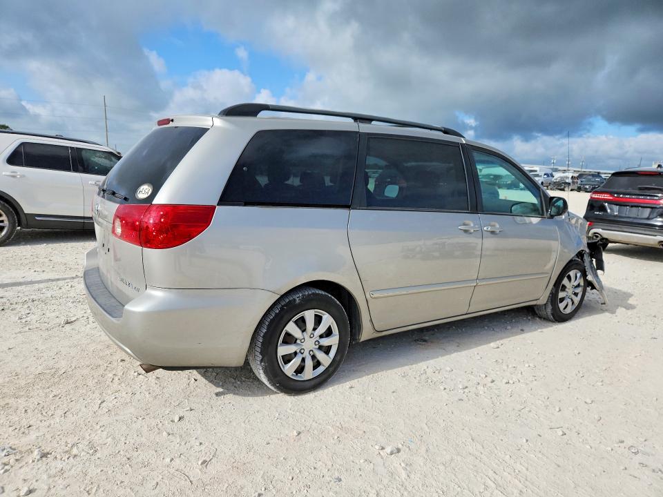 2007 Toyota Sienna VIN 5TDZK23C67S068250 COPART salvage auction — FRONT END, Tx - Salvage Vehicle Title, sold $1,600 on 2026-07-09 (photo 3)
