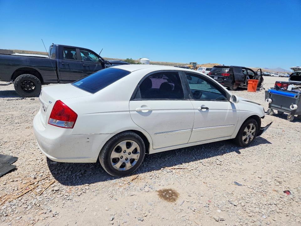 2009 Kia Spectra VIN KNAFE222695664225 COPART salvage auction — FRONT END, Ut - Salvage Certificate, sold $150 on 2026-07-31 (photo 3)